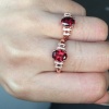 Natural Garnet Ring, 925 Sterling Sliver, Garnet Engagement Ring, Garnet Wedding Ring, Garnet luxury Ring, Ring/Band, Garnet Oval cut Ring | Save 33% - Rajasthan Living 11