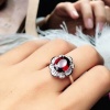 Natural Garnet Ring, 925 Sterling Sliver, Garnet Engagement Ring, Garnet Wedding Ring, Garnet luxury Ring, Ring/Band, Garnet Oval cut Ring | Save 33% - Rajasthan Living 12