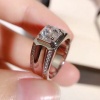 Moissanite Ring, 925 Sterling Silver, 2ct Moissanite Ring, Engagement Ring, Wedding Ring, Luxury Ring, Man’s Ring, Round Cut Ring | Save 33% - Rajasthan Living 15