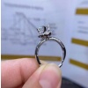 Moissanite Ring, 925 Sterling Silver, 1ct Moissanite Ring, Engagement Ring, Wedding Ring, Luxury Ring, Ring/Band, Round Cut Ring | Save 33% - Rajasthan Living 11