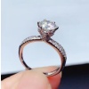 Moissanite Ring, 925 Sterling Silver, 1ct Moissanite Ring, Engagement Ring, Wedding Ring, Luxury Ring, Ring/Band, Round Cut Ring | Save 33% - Rajasthan Living 18