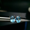 Natural Sky Blue Topaz Drop Earrings, 925 Sterling Silver, Studs Earrings, Blue Topaz Earrings, Luxury Earrings, Oval Cut Stone Earrings | Save 33% - Rajasthan Living 8