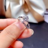 Moissanite Ring, 925 Sterling Silver, Man’s Moissanite Ring, Engagement Ring, Wedding Ring, Luxury Ring, Ring/Band, Round Cut Ring | Save 33% - Rajasthan Living 15