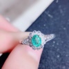 Natural Emerald & Cubic Zircon Man’s Ring, 925 Sterling Silver, Emerald Ring, Statement Ring, Engagement and Wedding Ring | Save 33% - Rajasthan Living 13
