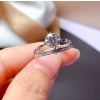 Moissanite Ring, 925 Sterling Silver, Man’s Moissanite Ring, Engagement Ring, Wedding Ring, Luxury Ring, Ring/Band, Round Cut Ring | Save 33% - Rajasthan Living 18