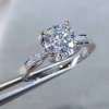Moissanite Ring, 925 Sterling Silver, 1ct, 2ct, 3ct Moissanite Ring, Engagement Ring, Wedding Ring, Luxury Ring, Ring/Band, Round Cut Ring | Save 33% - Rajasthan Living 9