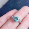 Natural Emerald & Cubic Zircon Man’s Ring, 925 Sterling Silver, Emerald Ring, Statement Ring, Engagement and Wedding Ring | Save 33% - Rajasthan Living 12