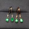Natural Emerald Drop Earrings, 925 Sterling Silver, Emerald Drop Earrings, Emerald Silver Earrings, Luxury Earrings, Oval Cut Stone Earrings | Save 33% - Rajasthan Living 16