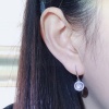 Moissanite Drop Earrings, 925 Sterling Silver, Drop Earrings, Earrings, Moissanite Earrings, Luxury Earrings, Round Cut Stone Earrings | Save 33% - Rajasthan Living 13