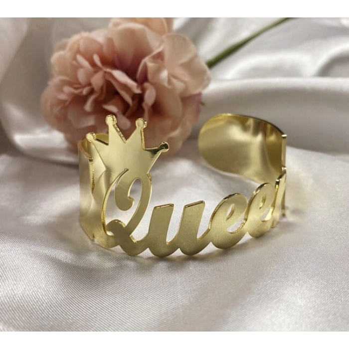 Stainless Steel, Gold, Silver, Rose Gold, Personalized  Bangle | Save 33% - Rajasthan Living 6
