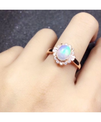 Natural Fire Opal Ring,925 Sterling Silver,Engagement Ring, Wedding Ring, Luxury Ring, Ring/Band | Save 33% - Rajasthan Living 3