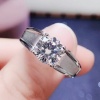 Moissanite Ring, 925 Sterling Silver, 2ct Moissanite Ring, Engagement Ring, Wedding Ring, Luxury Ring, Ring/Band, Round Cut Ring | Save 33% - Rajasthan Living 19