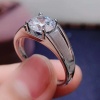 Moissanite Ring, 925 Sterling Silver, 2ct Moissanite Ring, Engagement Ring, Wedding Ring, Luxury Ring, Ring/Band, Round Cut Ring | Save 33% - Rajasthan Living 16