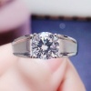 Moissanite Ring, 925 Sterling Silver, 2ct Moissanite Ring, Engagement Ring, Wedding Ring, Luxury Ring, Ring/Band, Round Cut Ring | Save 33% - Rajasthan Living 13