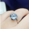 Natural Blue Topaz Ring, 925 Sterling Sliver, Topaz Engagement Ring, Topaz Ring, Wedding Ring, luxury Ring, soliture Ring, Round cut Ring | Save 33% - Rajasthan Living 13
