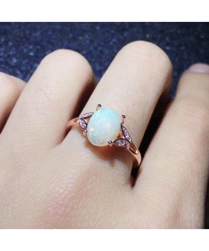 Natural Fire Opal Ring,925 Sterling Silver,Engagement Ring, Wedding Ring, Luxury Ring, Ring/Band | Save 33% - Rajasthan Living 3