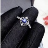 Natural Blue Sapphire Ring, 925 Sterling Sliver, Engagement Ring, Wedding Ring, luxury Ring, soliture Ring, Princess cut Ring | Save 33% - Rajasthan Living 11
