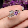 Natural Amethyst Ring, 925 Sterling Silver, Amethyst Engagement Ring, Amethyst Ring, Wedding Ring, Luxury Ring, Ring/Band, Heart Cut Ring | Save 33% - Rajasthan Living 13
