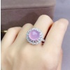 Natural Rose Quartz Ring, 925 Sterling Sliver, Rose Quartz Engagement Ring, Wedding Ring, luxury Ring, Ring/Band, Round Cabochon | Save 33% - Rajasthan Living 12
