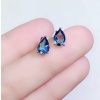 Natural Blue Topaz Stud Earrings, 925 Sterling Silver, Stud Earrings, Blue Topaz Earrings, Luxury Earrings, Pear Cut Stone Earrings | Save 33% - Rajasthan Living 16