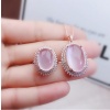 Natural Rose Quartz Jewelry Set, Engagement Ring, Rose Quartz Silver Pendent, Woman Pendant, Pendant Necklace, Luxury Ring, Oval Cabochon | Save 33% - Rajasthan Living 16