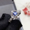 Natural Blue Sapphire Ring, 925 Sterling Sliver, Engagement Ring, Wedding Ring, luxury Ring, soliture Ring, Princess cut Ring | Save 33% - Rajasthan Living 13