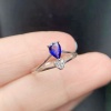 Natural Blue Sapphire Ring, 925 Sterling Sliver, Engagement Ring, Wedding Ring, luxury Ring, solitaire Ring, Pear cut Ring | Save 33% - Rajasthan Living 14