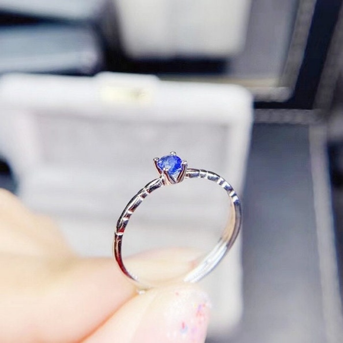 Natural Blue Sapphire Ring, 925 Sterling Sliver, Engagement Ring, Wedding Ring, luxury Ring, solitaire Ring, Oval cut Ring | Save 33% - Rajasthan Living 8