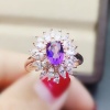 Natural Amethyst Ring, 925 Sterling Silver, Amethyst Engagement Ring, Amethyst Ring, Wedding Ring, Luxury Ring, Ring/Band, Oval Cut Ring | Save 33% - Rajasthan Living 11