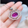 Natural Amethyst Pendant, Engagement Pendent, Silver Amethyst Pendent, Woman Pendant, Pendant Necklace, Luxury Pendent, Oval Cut Stone | Save 33% - Rajasthan Living 16