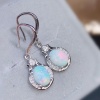 Natural Opal Drop Earrings, 925 Sterling Silver, Opal Drop Earrings, Earrings, Opal Earrings, Luxury Earrings, Oval Stone Earrings | Save 33% - Rajasthan Living 12