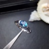 Natural Blue Topaz Ring, 925 Sterling Sliver, Topaz Engagement Ring, Topaz Ring, Wedding Ring, luxury Ring, solitaire Ring, Oval cut Ring | Save 33% - Rajasthan Living 11