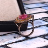 Ruby Victorian Ring, Diamond Victorian Ring, Vintage Ring, Victorian Jewelry, 925 Sterling Silver Ring, Ruby and Diamond Ring, Luxury Ring | Save 33% - Rajasthan Living 10