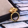 Garnet Victorian Ring, Diamond Victorian Ring, Vintage Ring, 925 Sterling Silver Ring, Emerald & Diamond Ring, Luxury Ring | Save 33% - Rajasthan Living 10