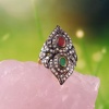 Ruby Victorian Ring, Diamond Victorian Ring, Vintage Ring, Victorian Jewelry, 925 Sterling Silver Ring, Emerald & Diamond Ring, Luxury Ring | Save 33% - Rajasthan Living 8