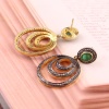 Emerald Victorian Earrings, Diamond Earrings, Drop Earrings, Vintage Earrings, Victorian Jewelry, Emerald & Diamond Earrings, Gift For Her | Save 33% - Rajasthan Living 9