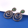 Emerald Victorian Earrings, Diamond Earrings, Drop Earrings, Vintage Earrings, Victorian Jewelry, Emerald & Diamond Earrings, Gift For Her | Save 33% - Rajasthan Living 10