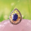 Sapphire Victorian Ring, Diamond Victorian Ring, Vintage Ring, Victorian Jewelry, 925 Sterling Silver Ring, Sapphire and Diamond Ring | Save 33% - Rajasthan Living 8