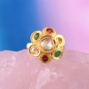 Garnet Victorian Ring, Diamond Victorian Ring, Vintage Ring, 925 Sterling Silver Ring, Emerald & Diamond Ring, Luxury Ring | Save 33% - Rajasthan Living 8