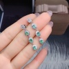 Natural Emerald Drop Earrings, 925 Sterling Silver, Emerald Drop Earrings, Emerald Silver Earrings, Luxury Earrings, Oval Cut Stone Earrings | Save 33% - Rajasthan Living 11