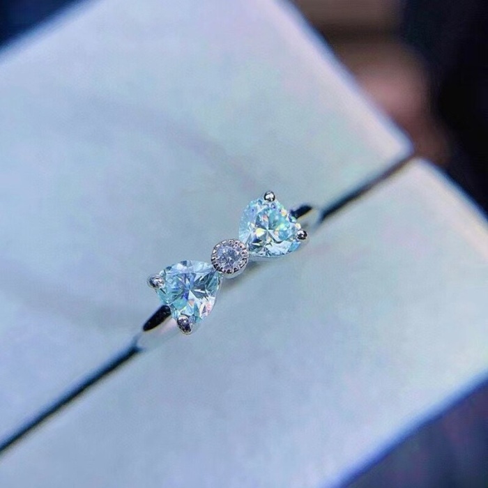 Natural Aquamarine Ring, 925 Sterling Silver, Aquamarine Ring, Engagement Ring, Wedding Ring, Luxury Ring, Ring/Band, Heart Cut Ring | Save 33% - Rajasthan Living 10