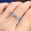 Natural Aquamarine Ring, 925 Sterling Silver, Aquamarine Ring, Engagement Ring, Wedding Ring, Luxury Ring, Ring/Band, Heart Cut Ring | Save 33% - Rajasthan Living 11