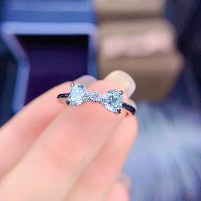 Natural Aquamarine Ring, 925 Sterling Silver, Aquamarine Ring, Engagement Ring, Wedding Ring, Luxury Ring, Ring/Band, Heart Cut Ring | Save 33% - Rajasthan Living 8