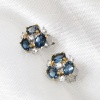 Natural London Blue Topaz Studs Earrings, 925 Sterling Silver, Studs Earrings, Earrings, Luxury Earrings, Oval Cut Stone Earrings | Save 33% - Rajasthan Living 11
