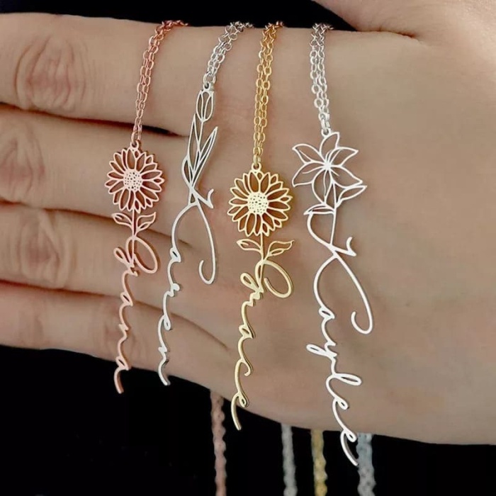 Stainless Steel, Gold, Silver, Rose Gold, Custom Necklace | Save 33% - Rajasthan Living 6