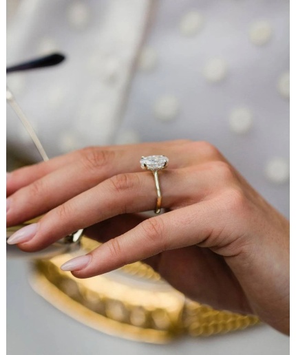 2 Ct Oval Cut Diamond Engagement Ring Hidden Halo White Gold Palladium Platinum Handmade Diamond Ring Classic Anniversary, Wedding For Women | Save 33% - Rajasthan Living 3