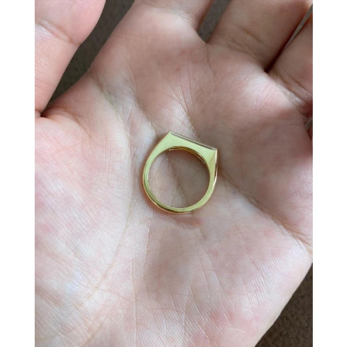 1 Ct Baguette Ring 14K Gold, CZ Diamond Wedding Ring, Baguette Wedding Ring, Delicate Engagement Band, Stacking Promise Ring, Diamonds ring | Save 33% - Rajasthan Living 7