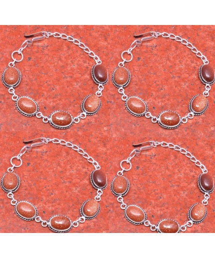 1pcs Sunstone Bracelet 925 Sterling Silver Plated Bracelet BN-10-112 | Save 33% - Rajasthan Living