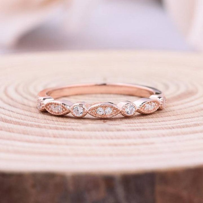 2 Ct Hidden Halo Oval Cut Bridal Set For Women 14K Rose Gold Oval Cut Wedding Ring Art Deco Bridal Set Engagement Ring, Anniversary Ring | Save 33% - Rajasthan Living 10