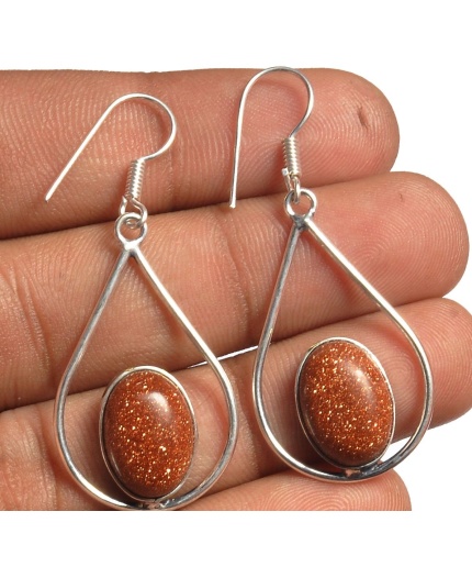 Sunstone Earring 925 Sterling Silver Plated Earring Jewelry E-8316 | Save 33% - Rajasthan Living